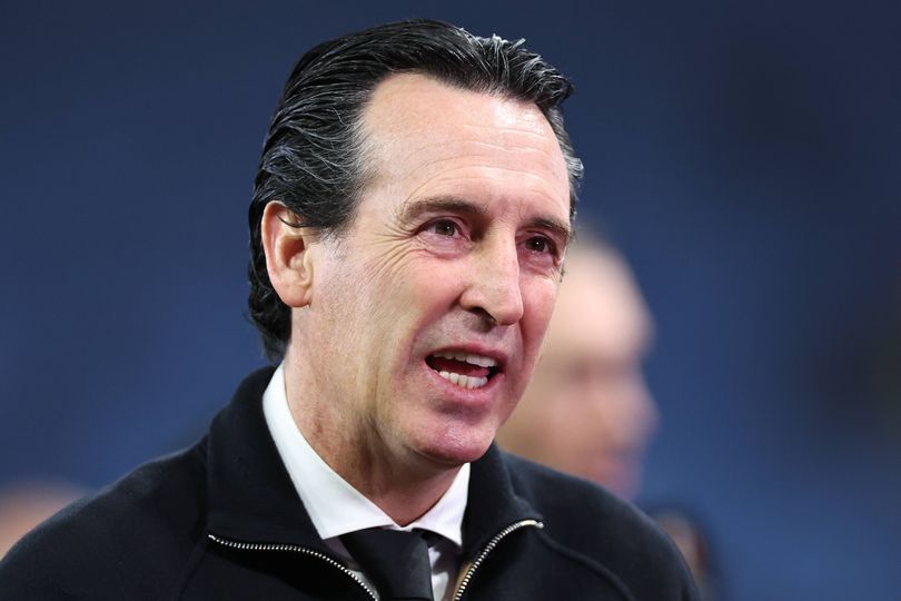 Unai Emery manager / head coach of Aston Villa