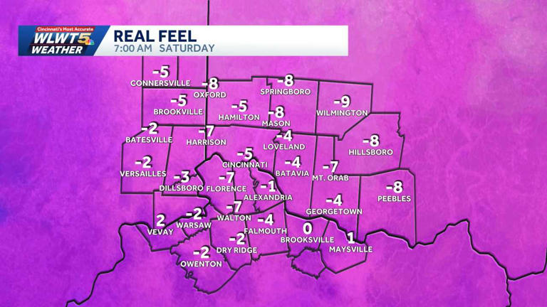 Widespread snow moves out of Cincinnati, dangerous cold lingers