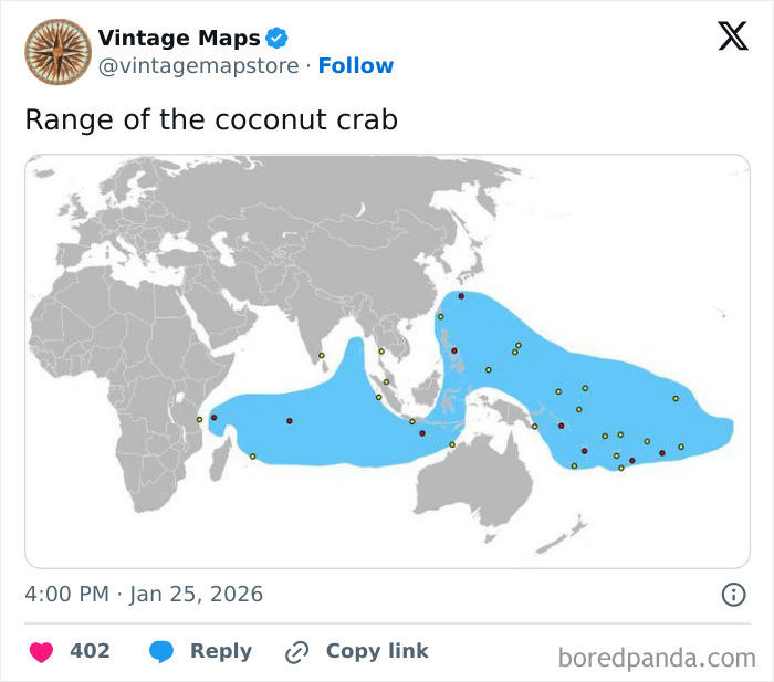 62 cool maps that range from ridiculously funny to actually educational