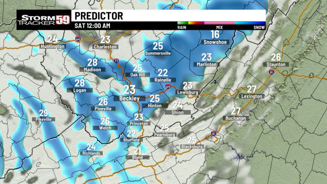 Heavy snow squalls tonight WV – here’s how much snow you can expect