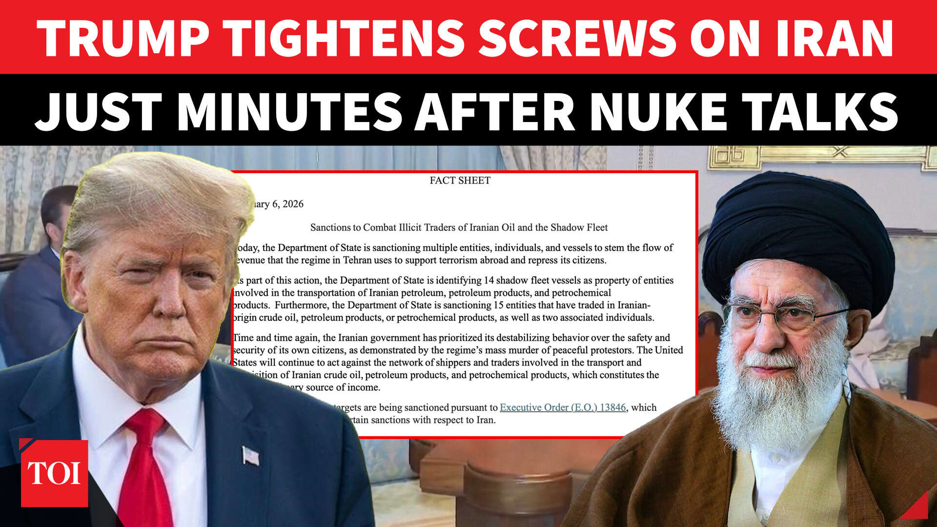 Trump 'strikes' Iran minutes after nuke talks; US slaps new oil ...