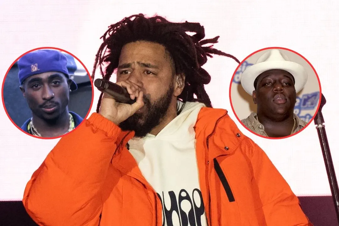 J Cole raps from the perspectives of Tupac Shakur and The Notorious BIG ...