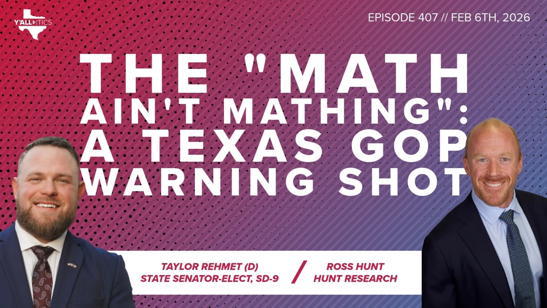 When the math ain't mathing: A Texas GOP warning shot | Y'all-itics ...