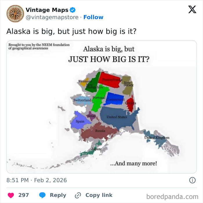62 cool maps that range from ridiculously funny to actually educational
