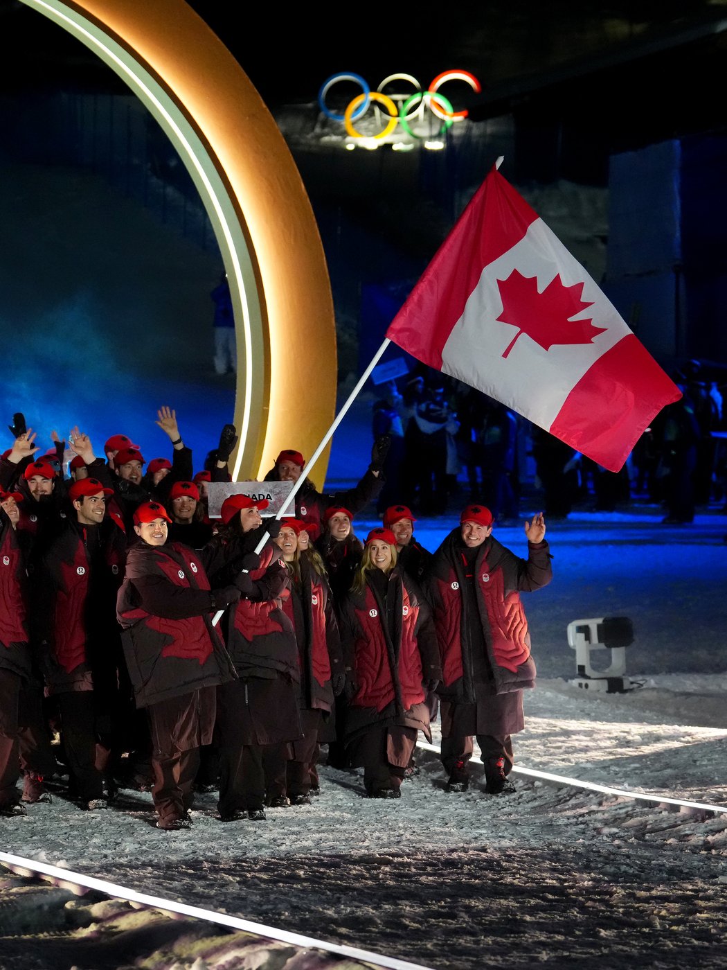 Kingsbury, Thompson carry Canadian flag as Milan Cortina Olympics open ...