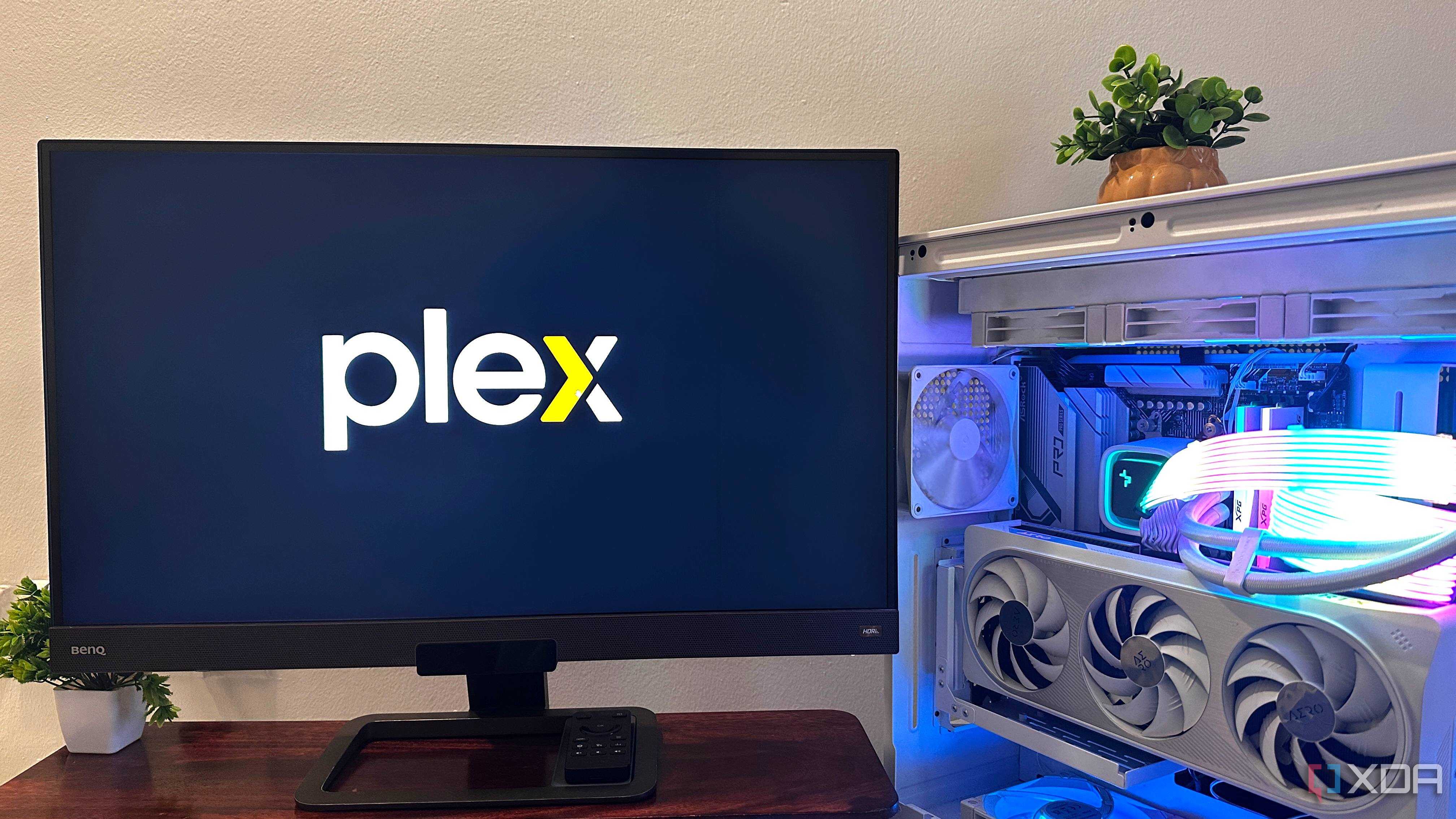 Plex on a gaming PC.