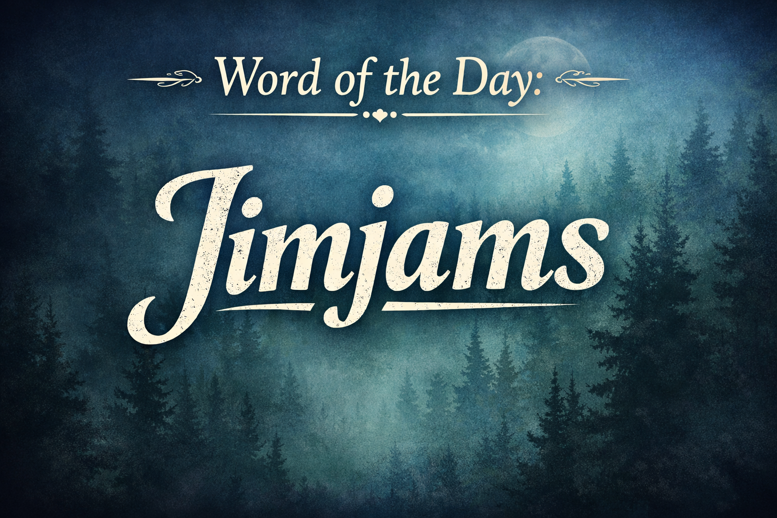 Word of the day: Jimjams