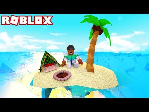 Stranded on an island in Roblox