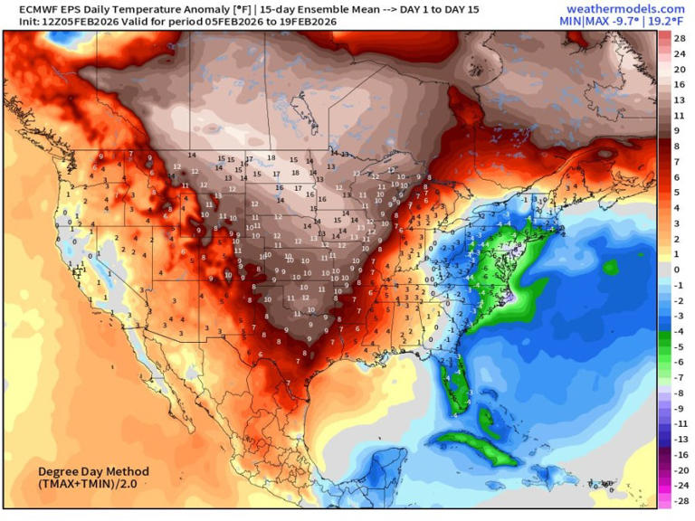 Arctic air makes brief return: Saturday highs to be about 15 degrees ...