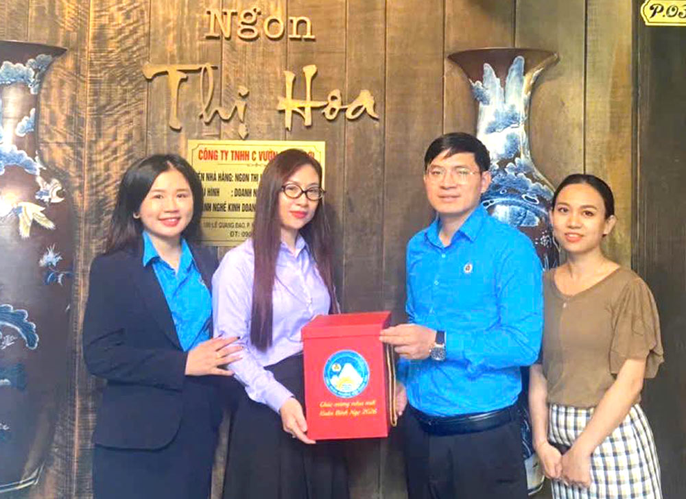Công đoàn phường Ngũ Hành Sơn, Đà Nẵng chúc Tết các doanh nghiệp trên địa bàn