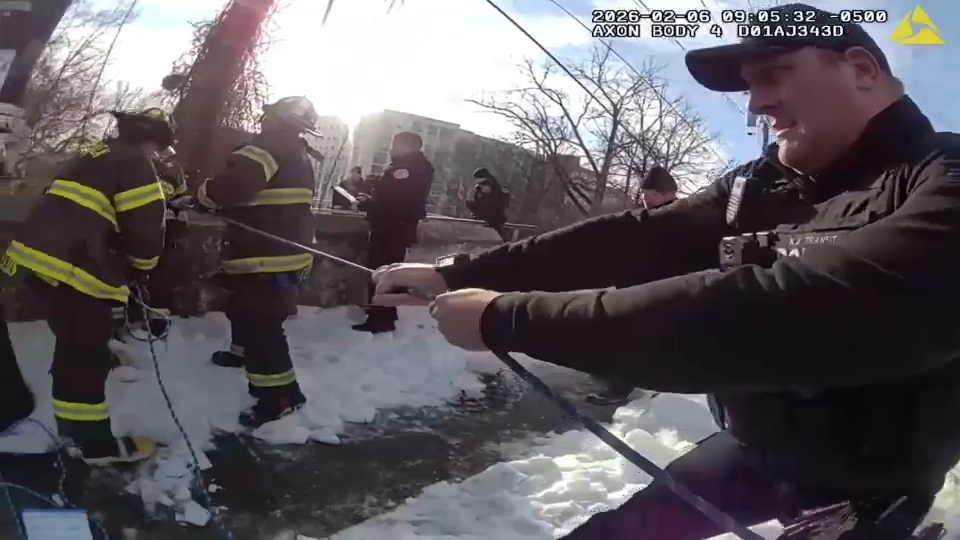Body camera video shows dramatic rescue of man who fell down cliff in ...