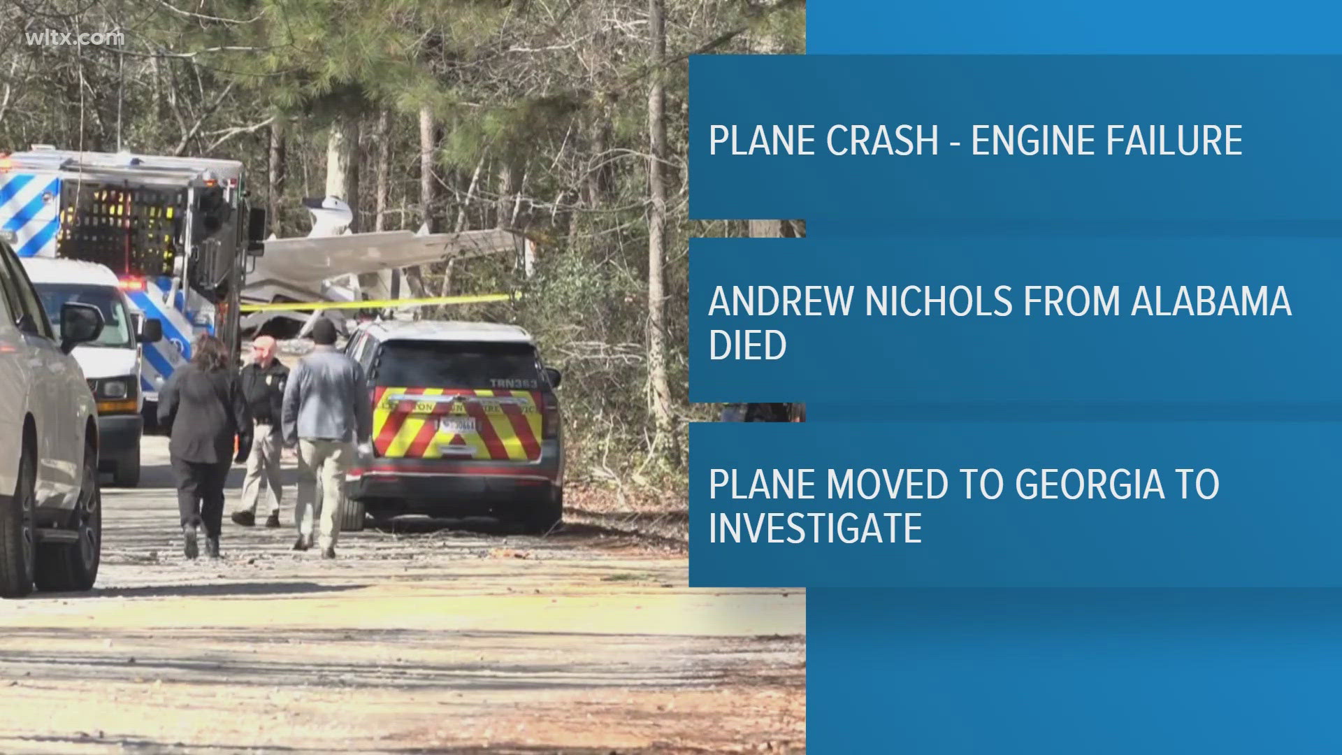Victim identified after plane crashes in Lexington County
