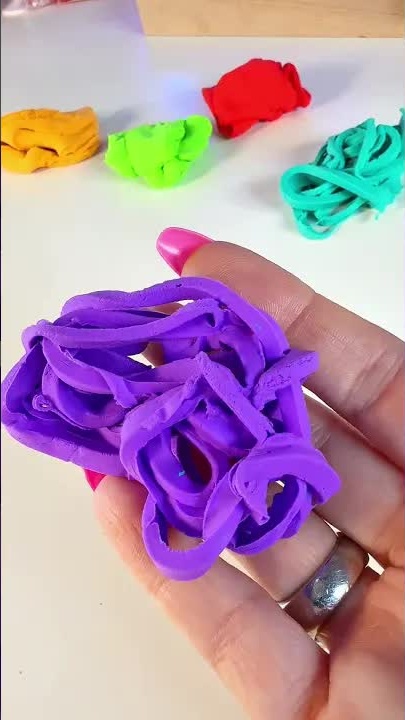 Butter slime strings #slime #asmr
