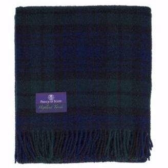 Tartan Tweed Fluffy Throw, 72