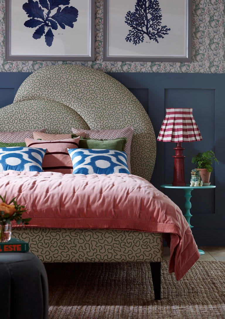 Statement headboards are one of the biggest bedroom trends in 2026 ...