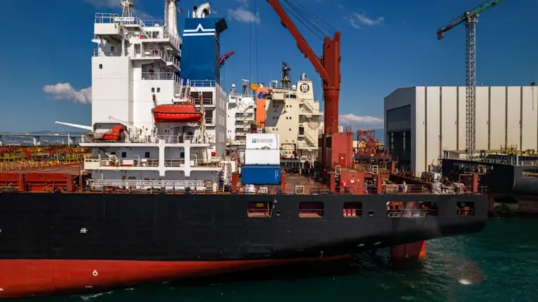 This new tech turns cargo ship exhaust into limestone