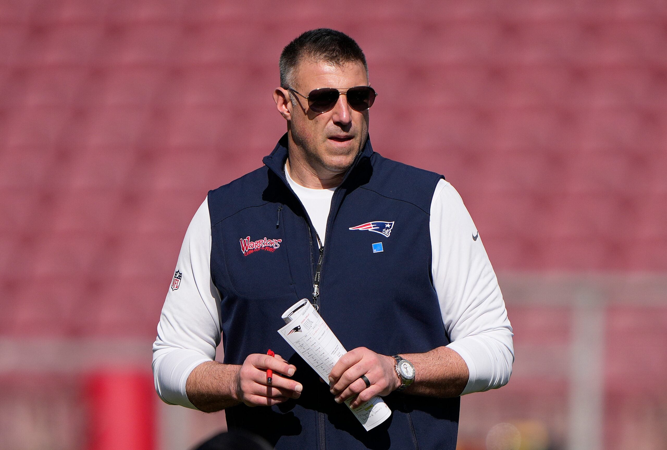 Mike Vrabel throws a wrinkle in Patriots’ final practice ahead of Super ...