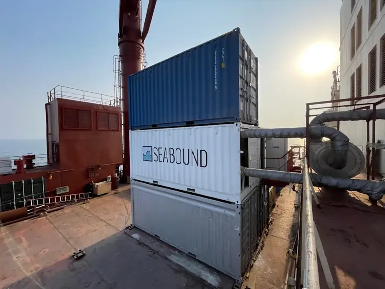 This new tech turns cargo ship exhaust into limestone