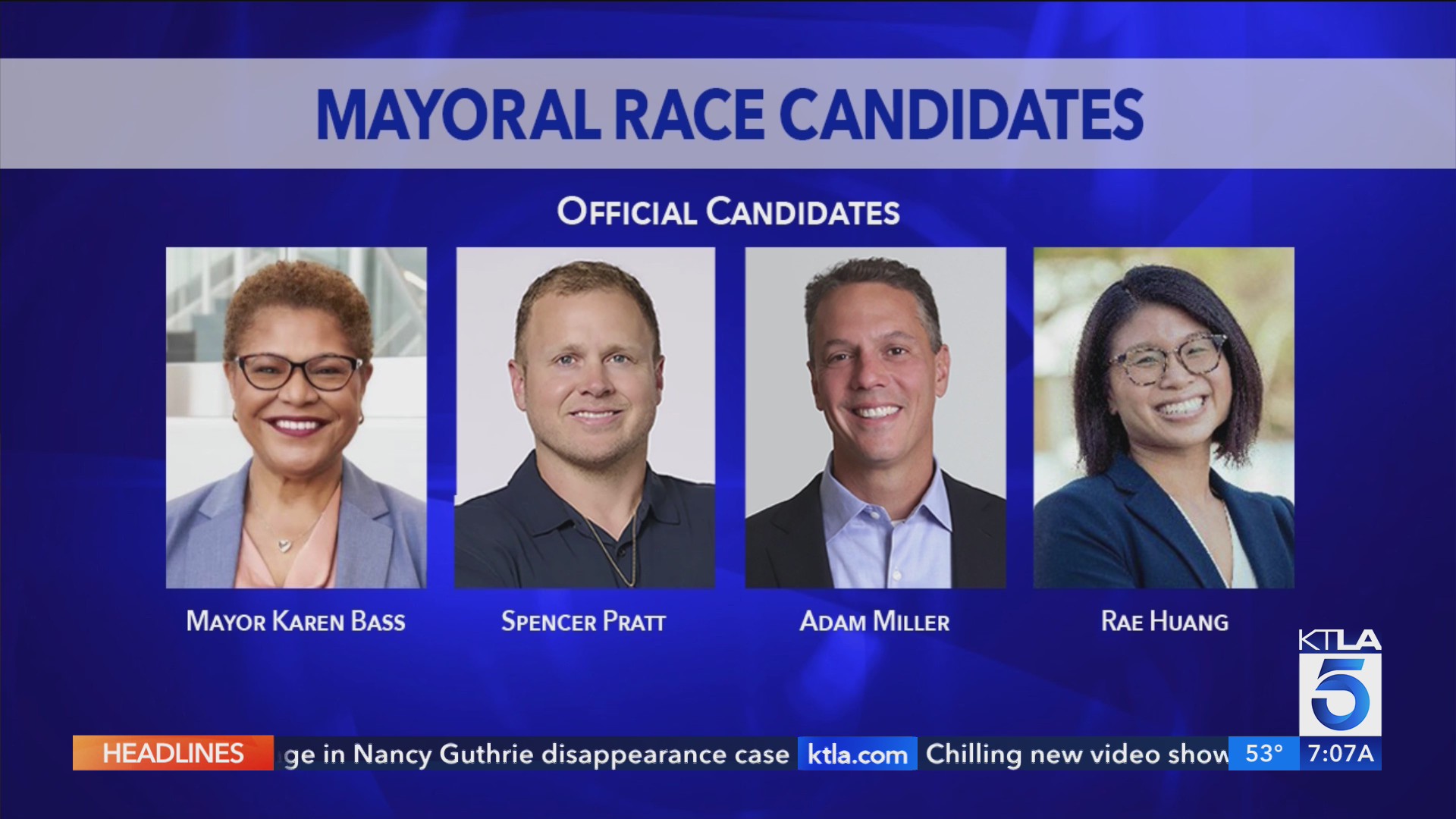 Deadline day in LA mayor race as challengers bow out