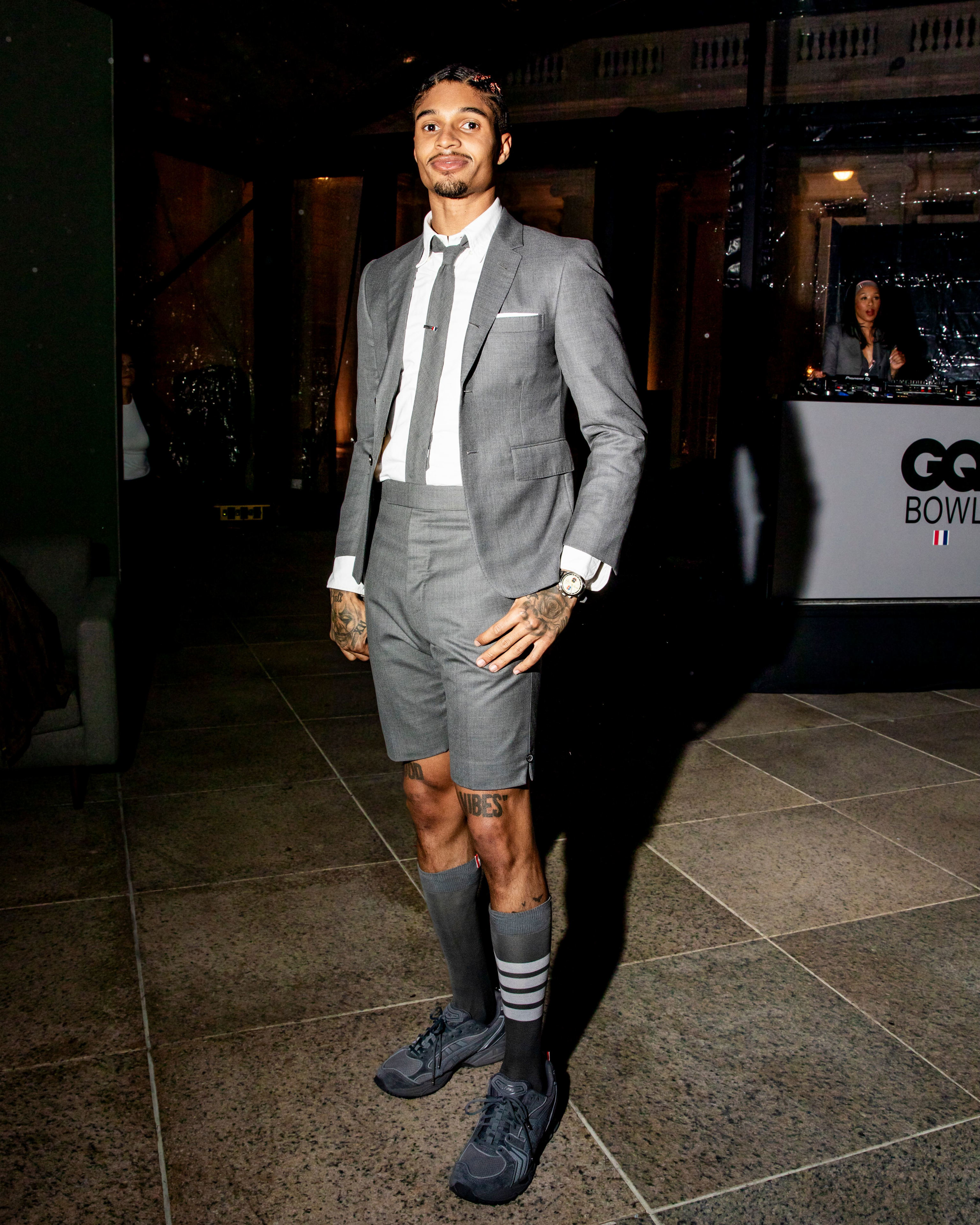 Thom Browne sent a surprise Asics collab down the GQ Bowl runway