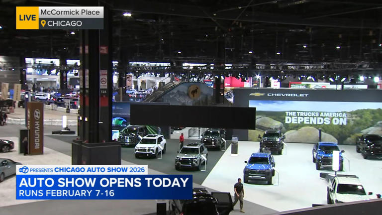 Chicago Auto Show 2026 officially opens to public at McCormick Place on ...