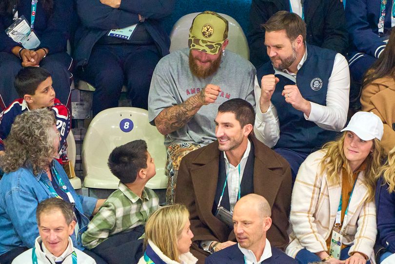 JD Vance booed again at Winter Olympics after he's spotted giggling ...
