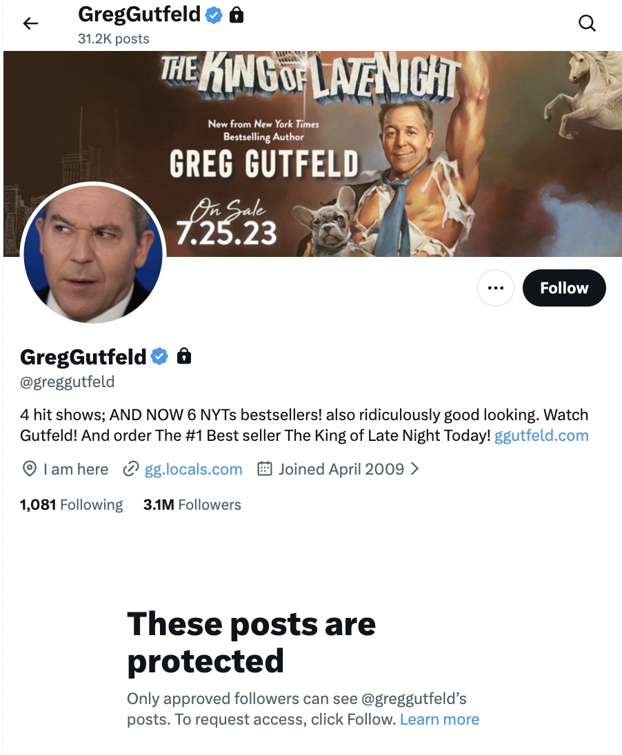 Fox News star Greg Gutfeld’s X account gets hacked — posts about crypto ...