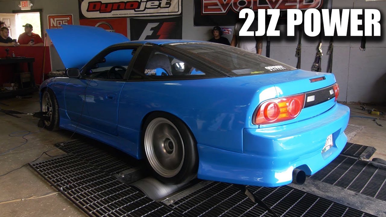 2JZ 240SX pretends to be a Supra on the dyno