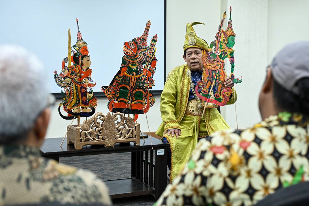 Shadow puppetry reflects lessons on human nature