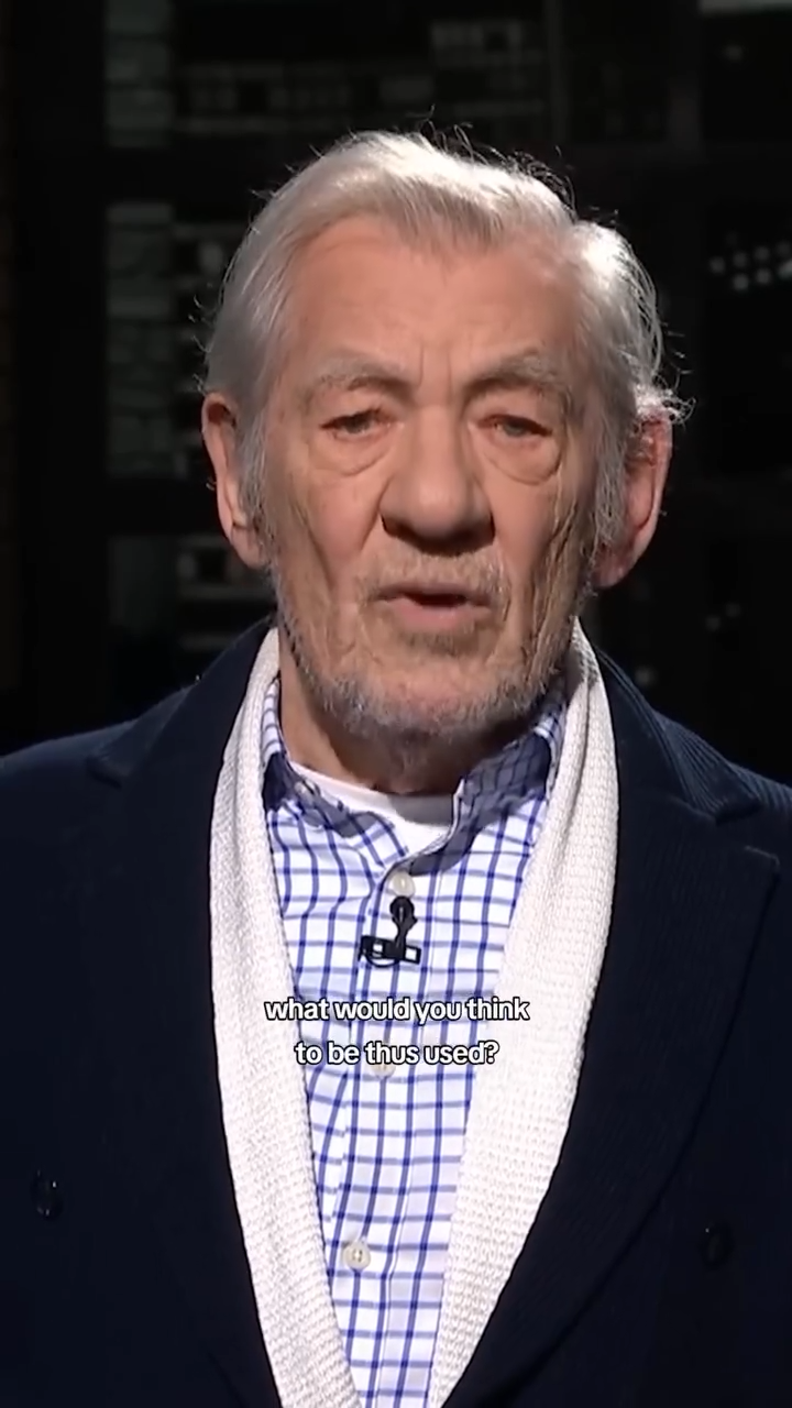 Ian McKellen's powerful Shakespeare monologue against ICE has everyone