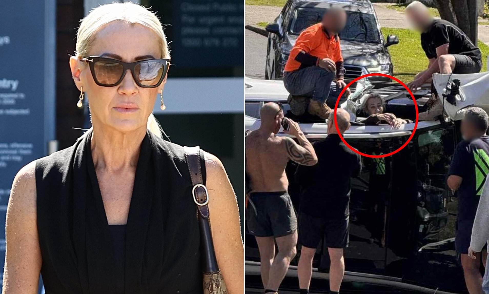 Private school mum flips her Mercedes while driving with drugs in her ...