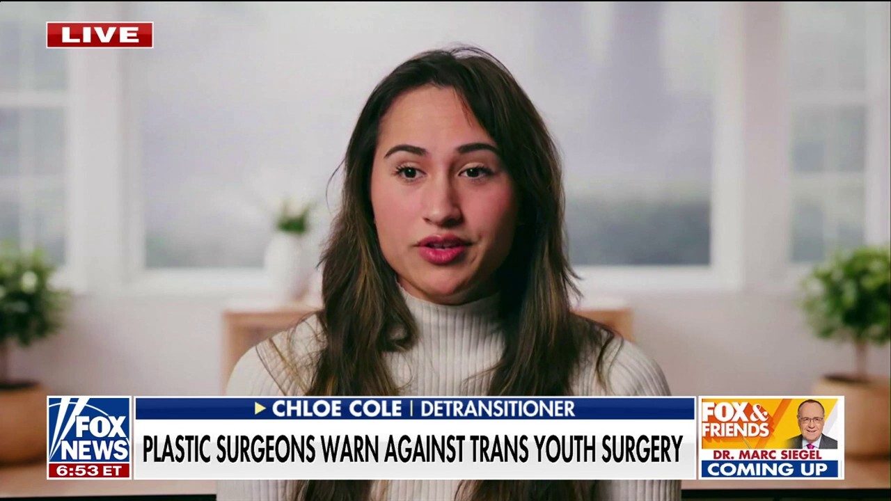 Detransitioner speaks out as plastic surgeons warn against gender surgeries for minors<br>