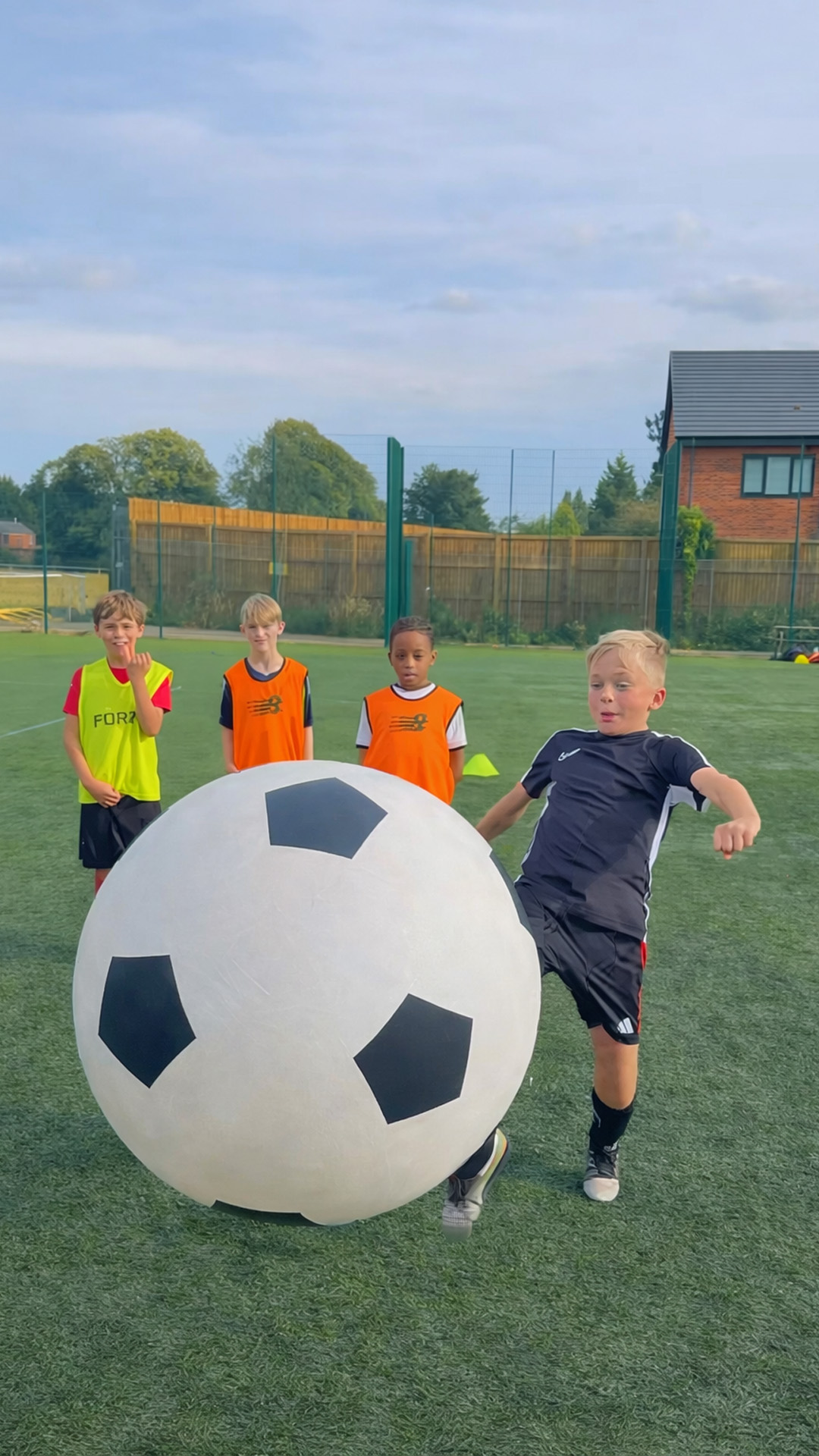 Earning money for every football kickup attempted