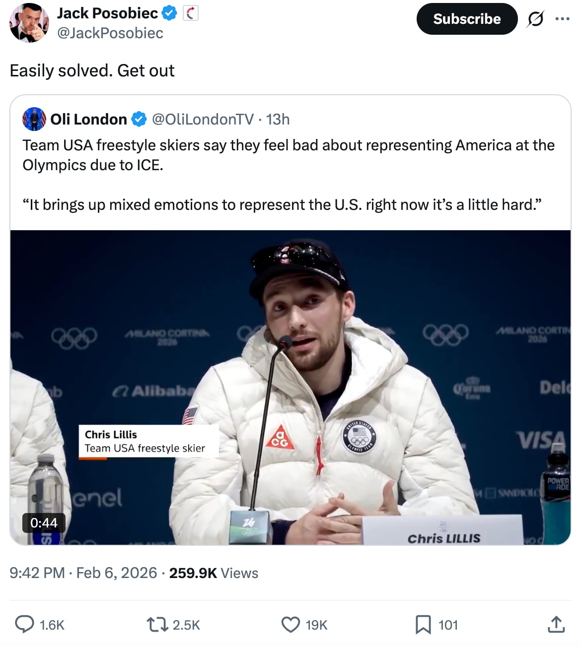 MAGA sent into full meltdown over 'traitor' US Olympians