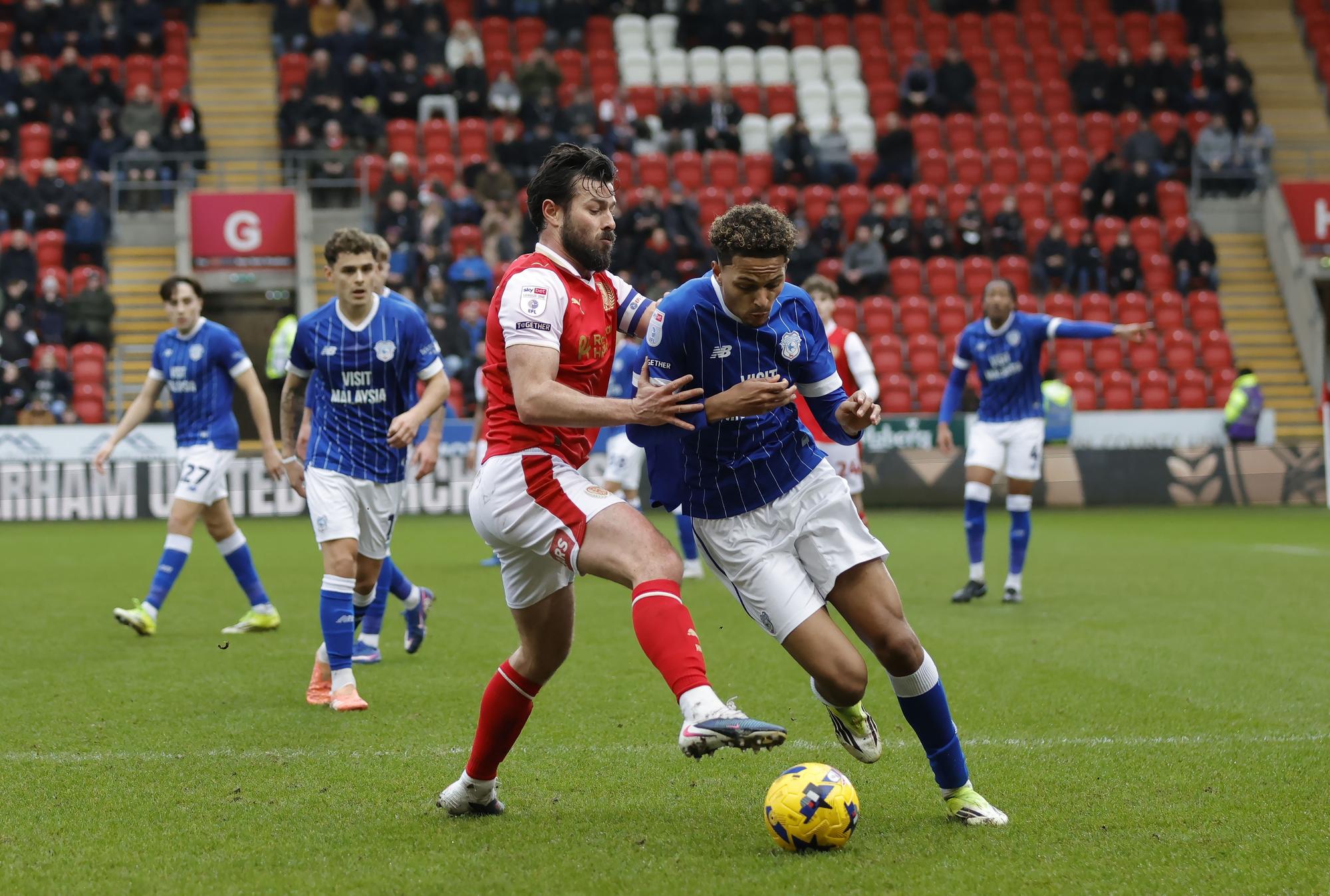 Matt Hamshaw reacts to a Rotherham United defeat and a poor display