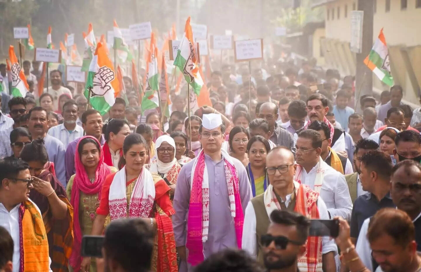 Ruling party’s hoodlums tried to stop yatra, alleges Congress