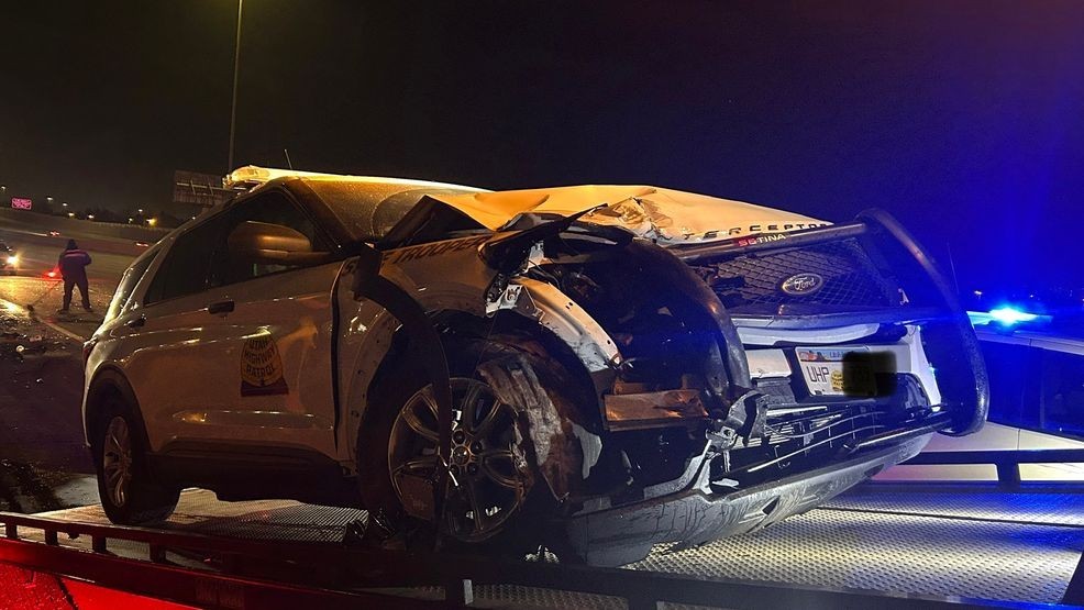 Trooper injured in crash with stopped vehicle on I-15 off-ramp in Murray