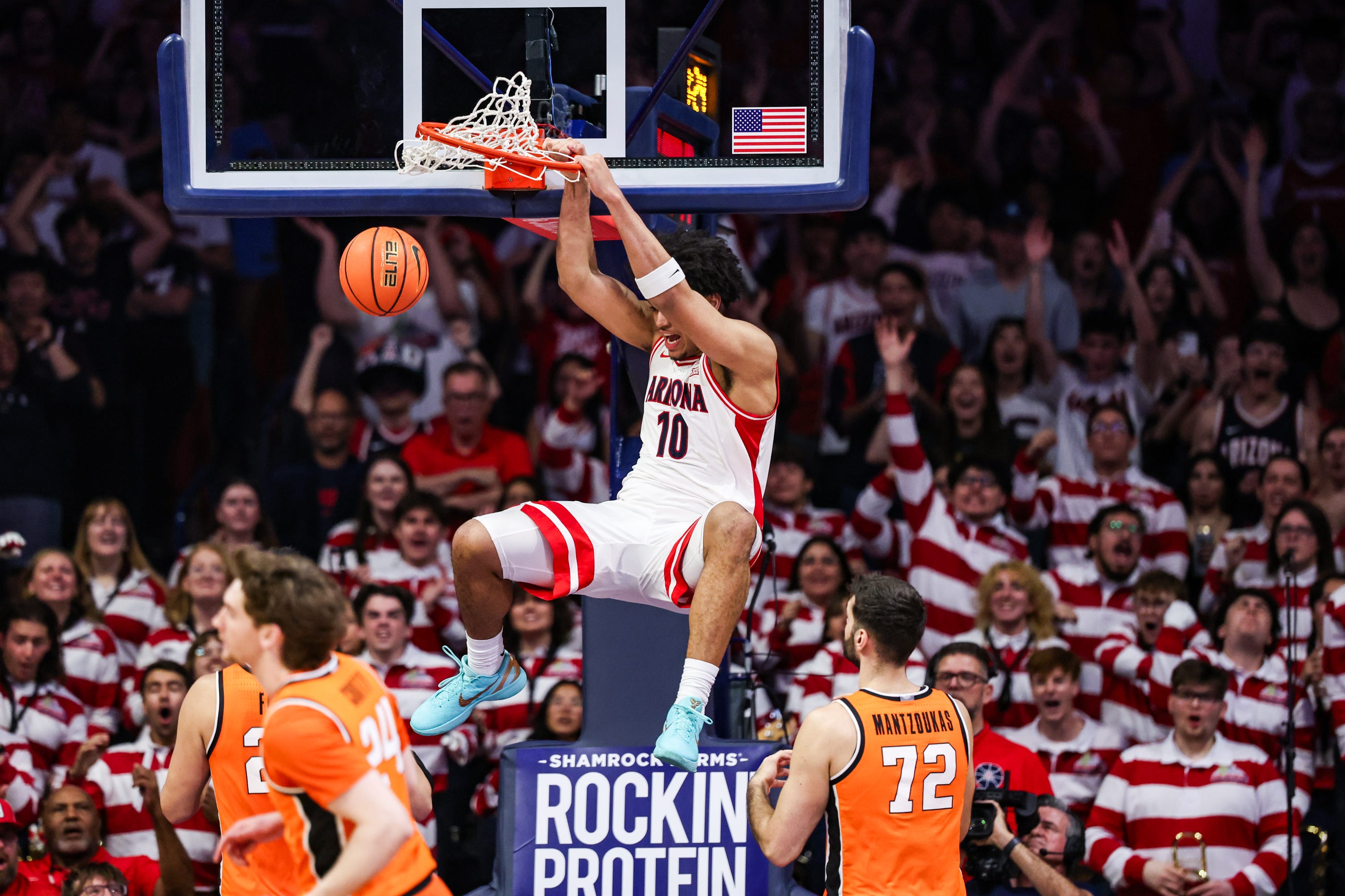 Oklahoma State basketball overwhelmed at Arizona as Wildcats set school ...