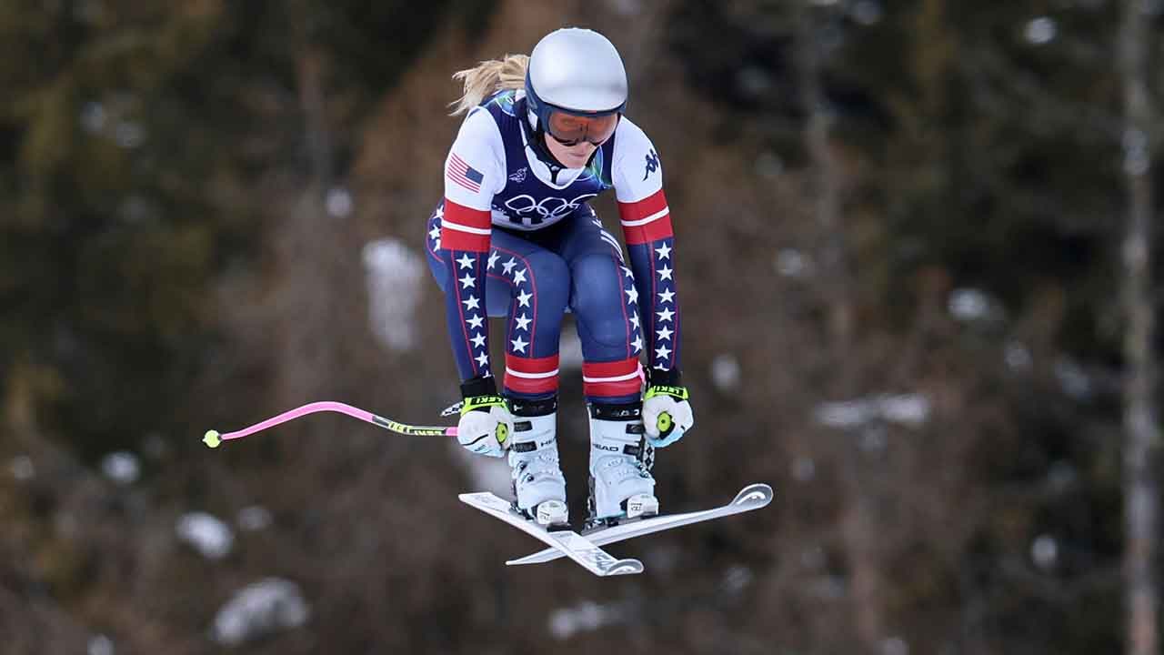 Lindsey Vonn taking 
