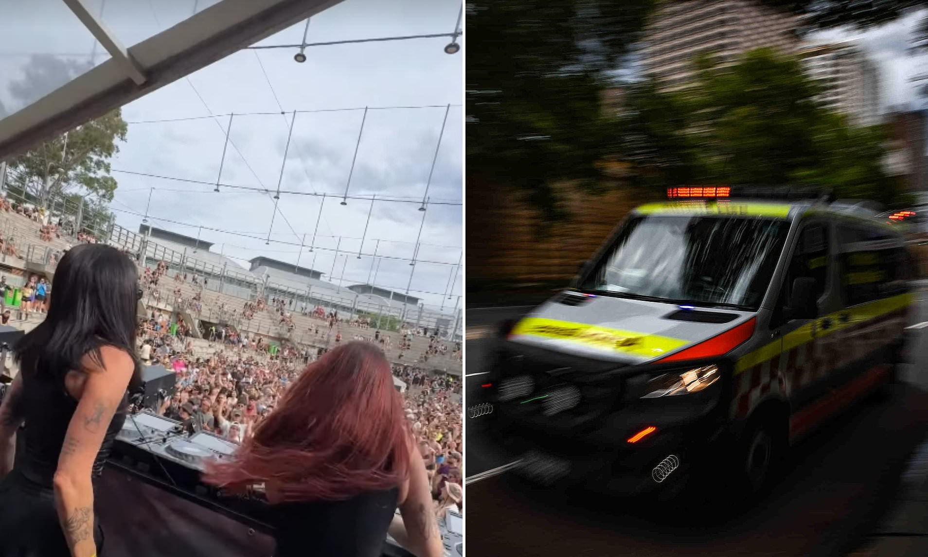 Horror as man dies after collapsing at music festival and six other ...