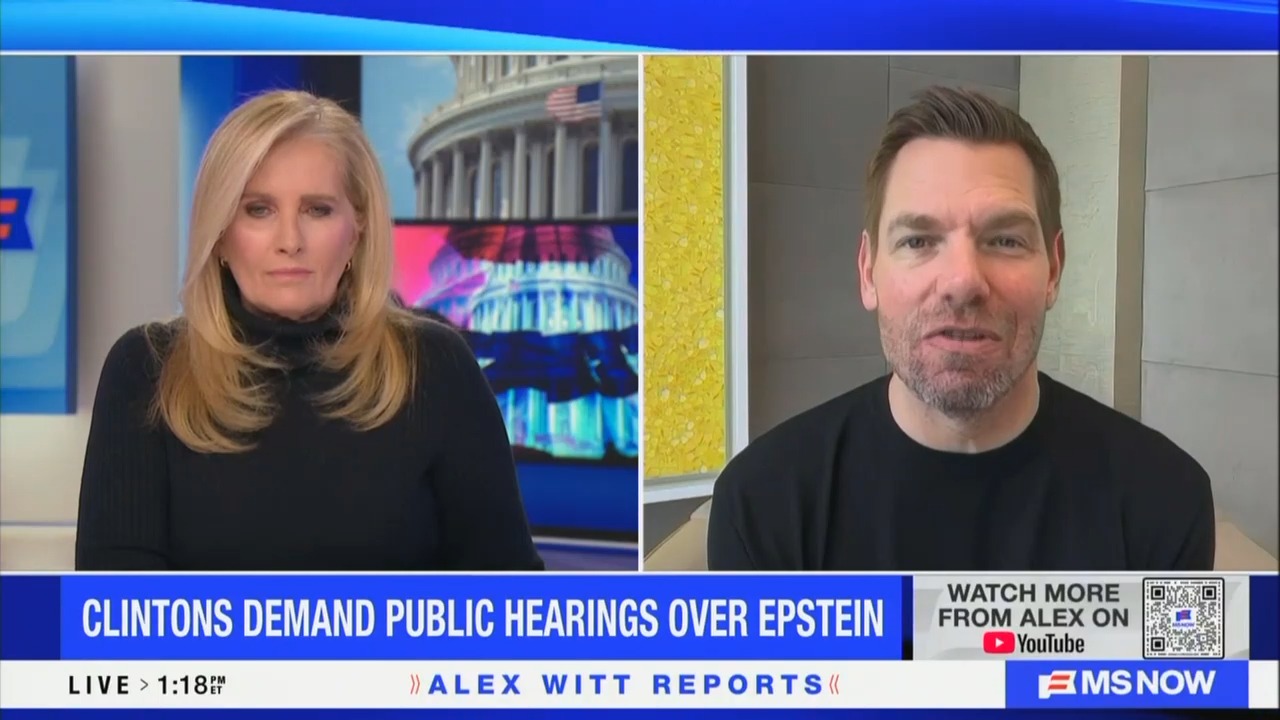 Swalwell pushes Trump testimony in Epstein case