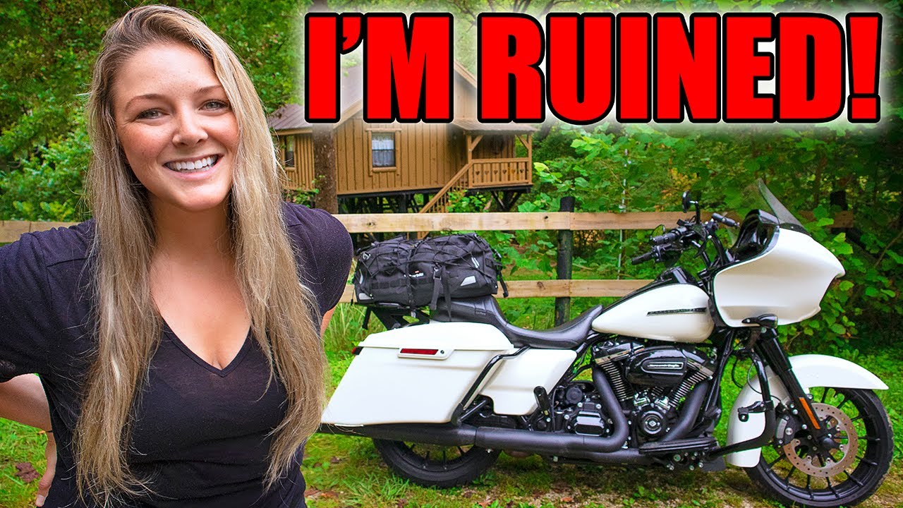 My first road trip on my new motorcycle! I'll never go back!