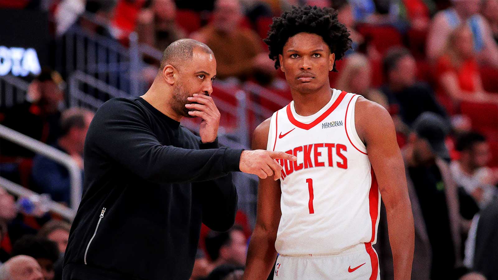 Rockets coach Ime Udoka calls out Amen Thompson, Reed Sheppard after ...