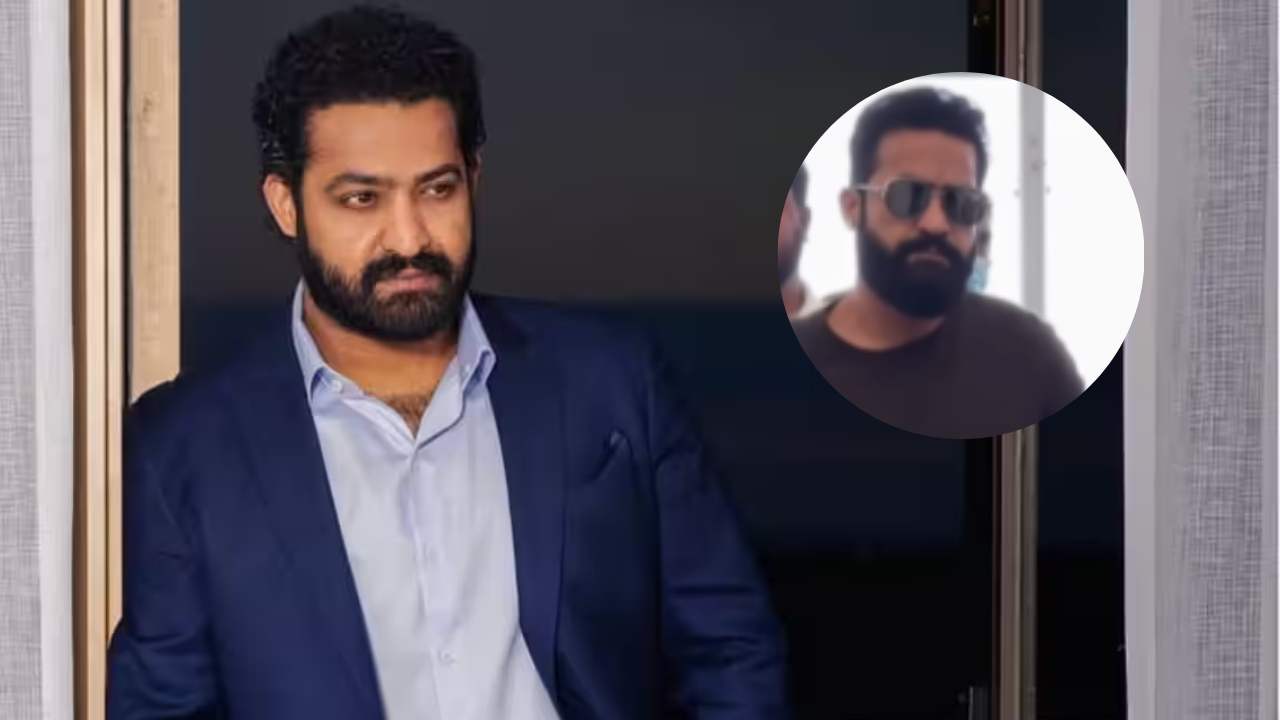 Jr NTR spotted at Hyderabad airport as he flies for Prashanth Neel's  'Dragon' shoot