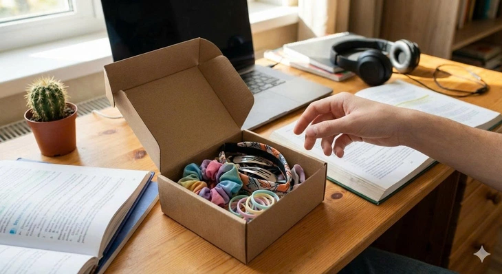 Hộp quà nhỏ trong phòng con trai tuổi 17