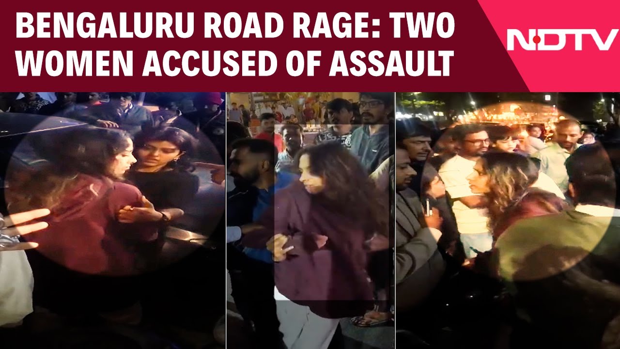Drunk Bengaluru women crash into cab, hit driver with helmet, abuse crowd