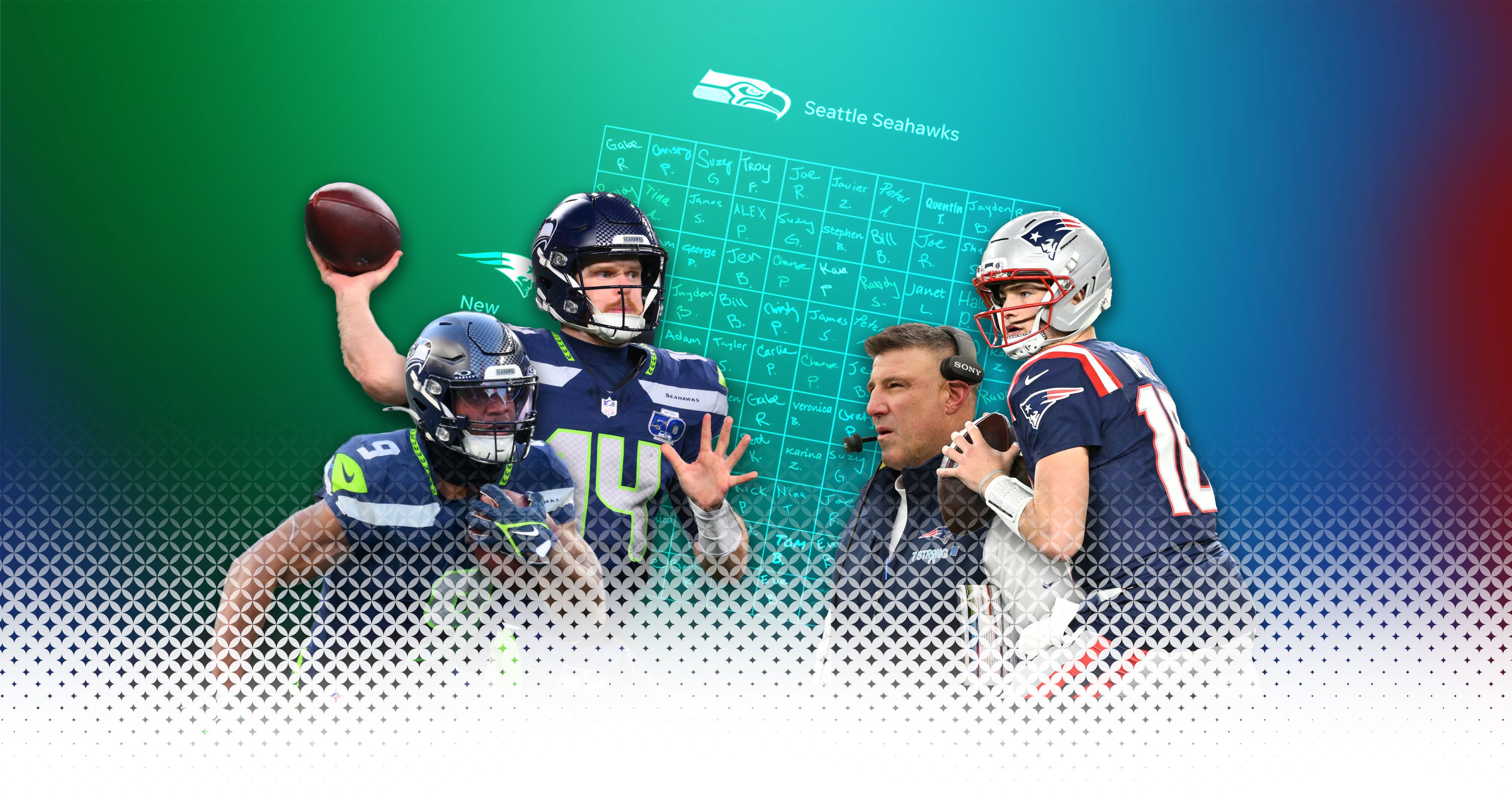 How to play Super Bowl squares for 2026 Patriots vs. Seahawks Super Bowl