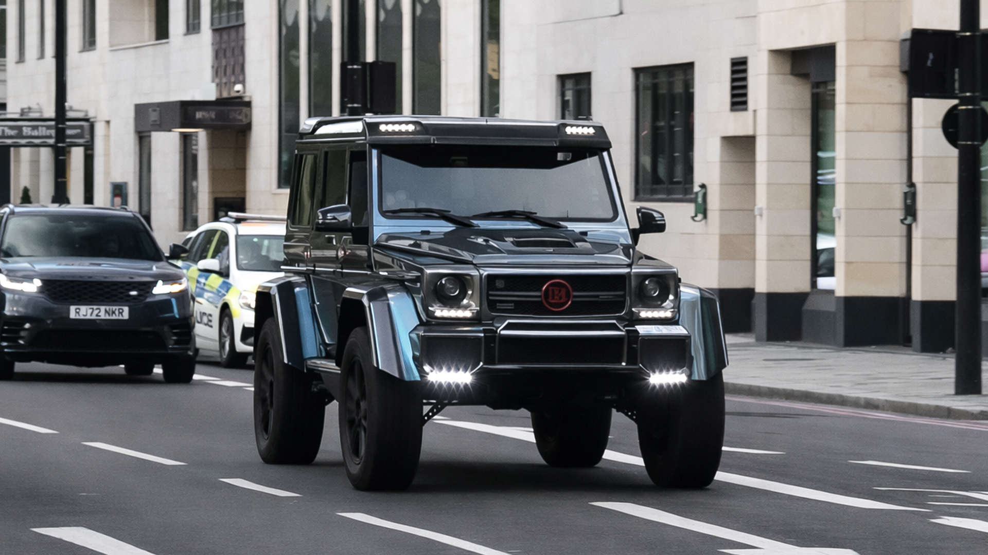 Luxury Brabus G Class appears in London traffic