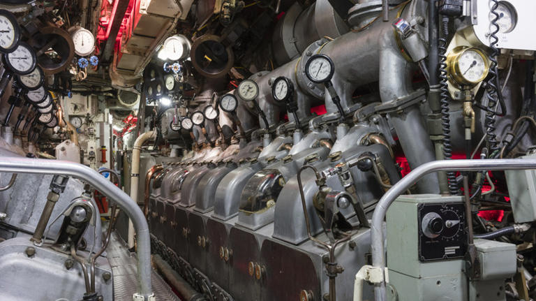 Diesel engines need air, submarines run underwater, so how do diesel ...