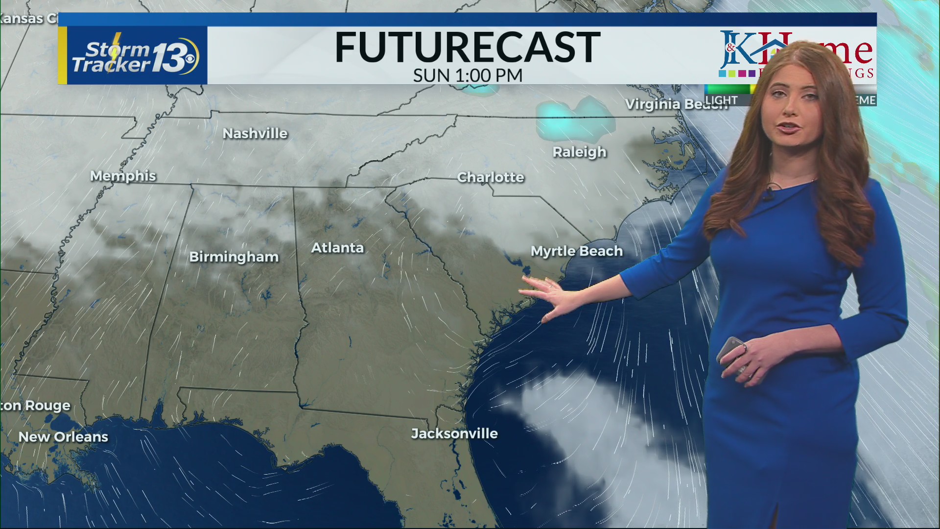 Cooler Sunday before gradually warming next week